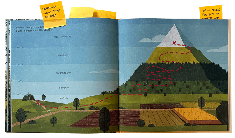 Spread from The Mystery of the Golden Wonderflower