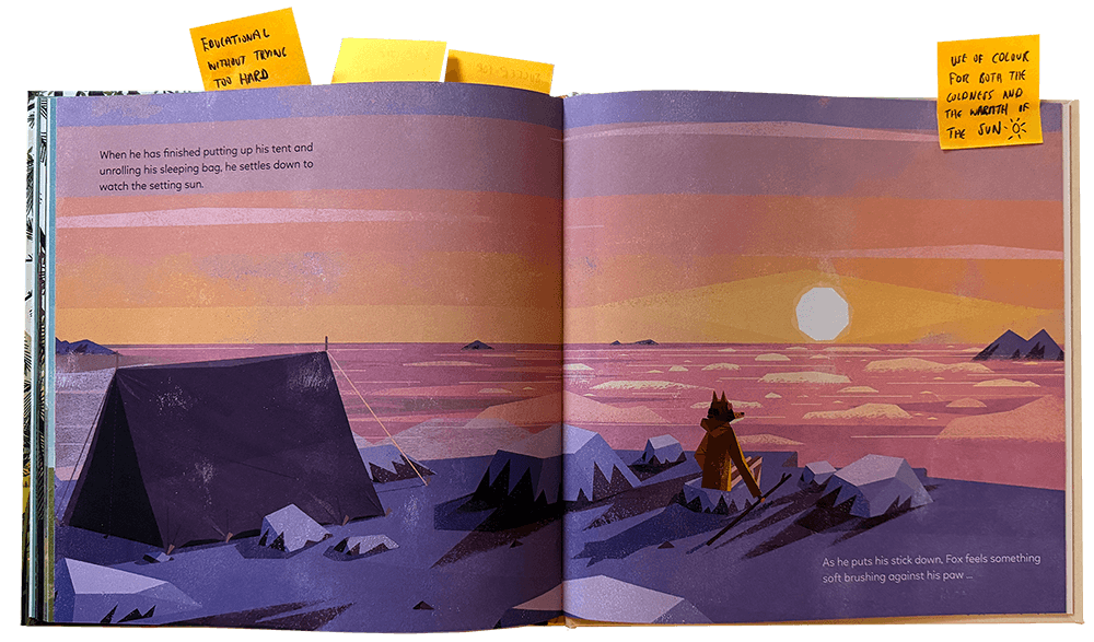 Spread from The Mystery of the Golden Wonderflower